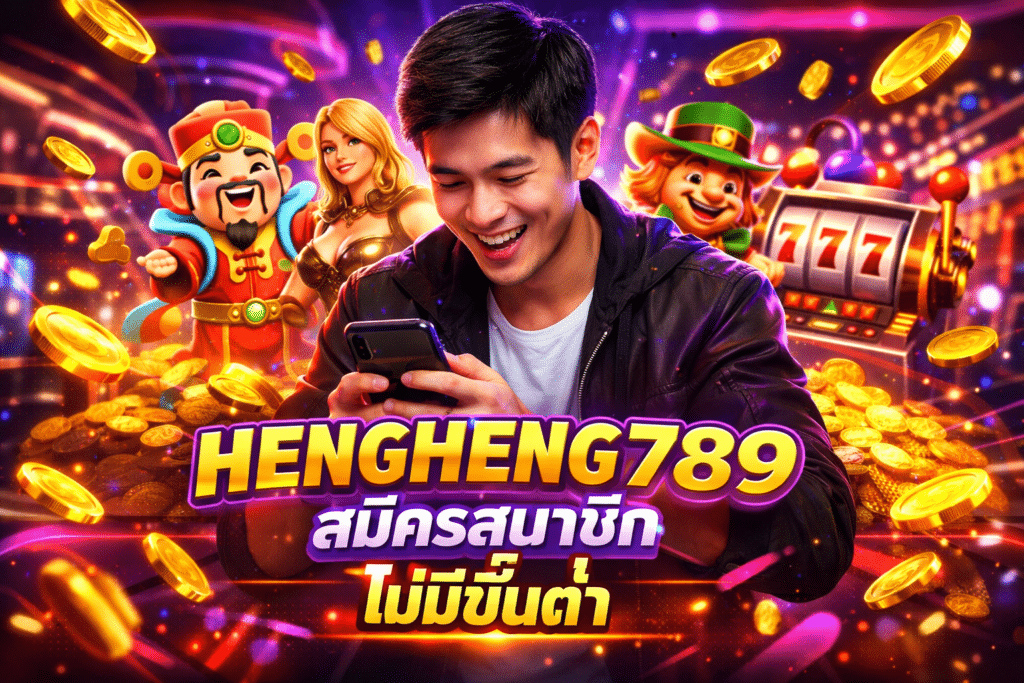 HENGHENG789 สมัครสมาชิก ไม่มีขั้นต่ำ