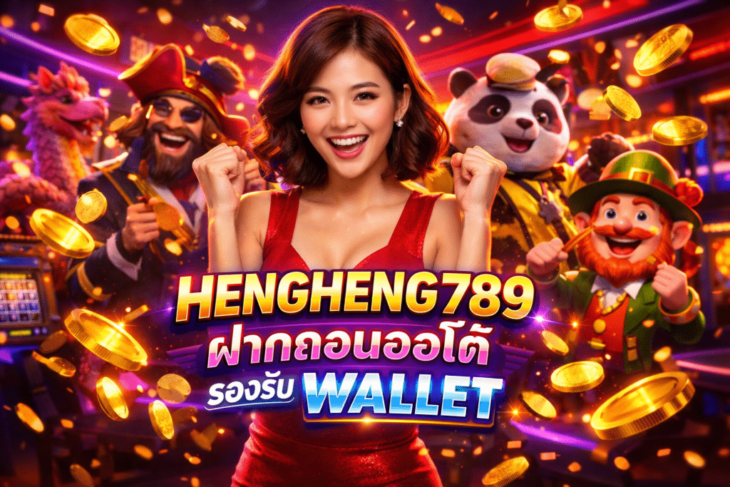 HENGHENG789 ฝากถอนออโต้ รองรับ wallet